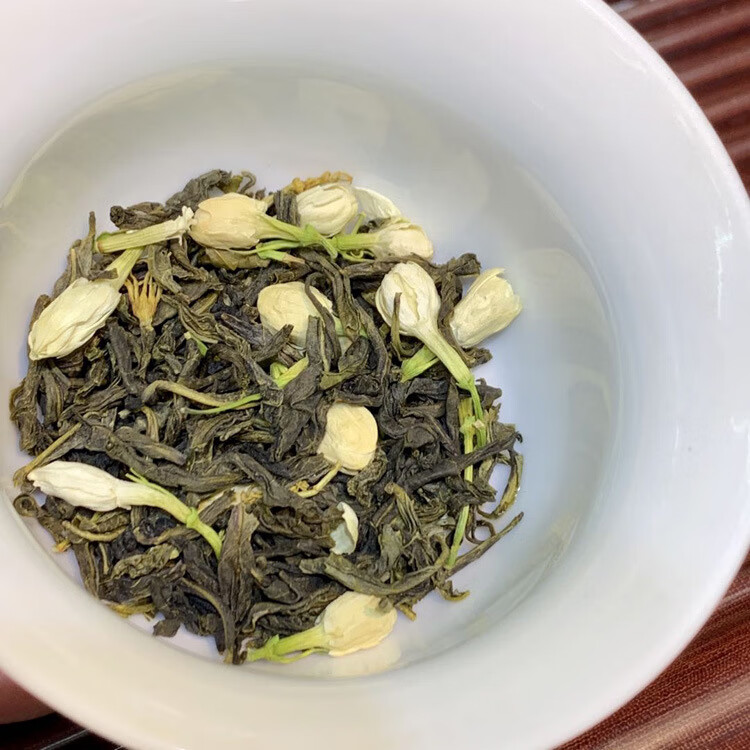 8，得人如魚（Derenruyu）濃香型茉莉花茶pc盒獨立小包裝125尅茶葉橫縣花茶綠茶批發 一盒25小包(125尅/盒)