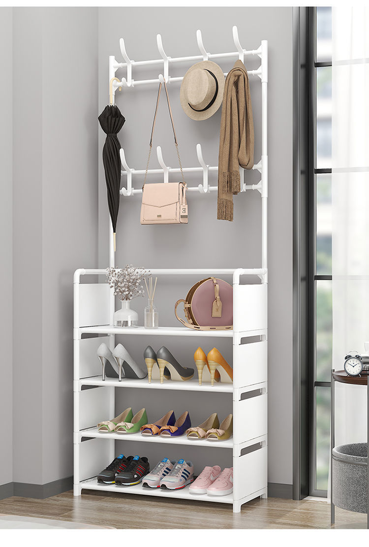 简易鞋架子多功能鞋帽架多层大容量卧室客厅宿舍家用衣帽置物鞋架 4