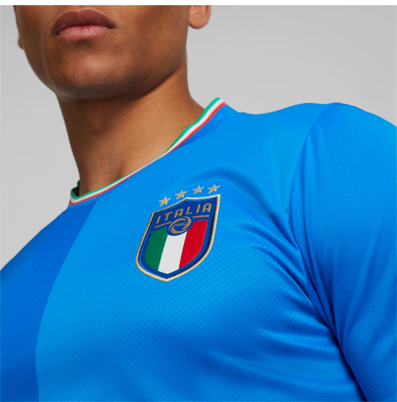 彪马(puma) 男子意大利国家队主场球衣球迷版t恤 figc 765643 蓝色-深
