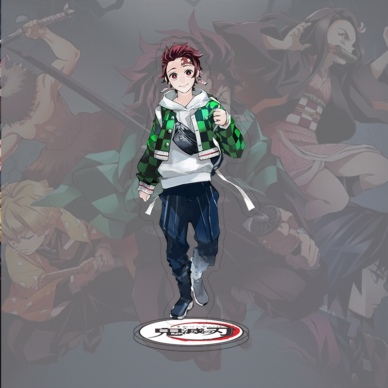 樱云漫动漫周边立牌鬼灭之刃炼狱杏寿郎甘露寺蜜璃锖兔双面亚克力摆件