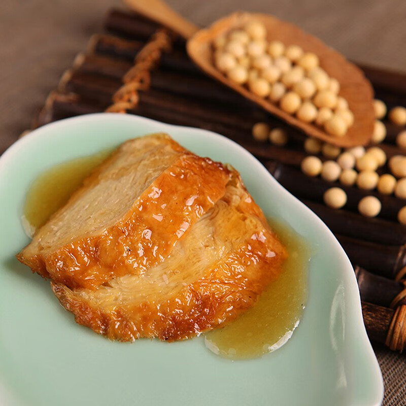 上海龙华寺特产素鸭纯素豆腐皮豆干豆制品非转网红素食休闲零食小吃
