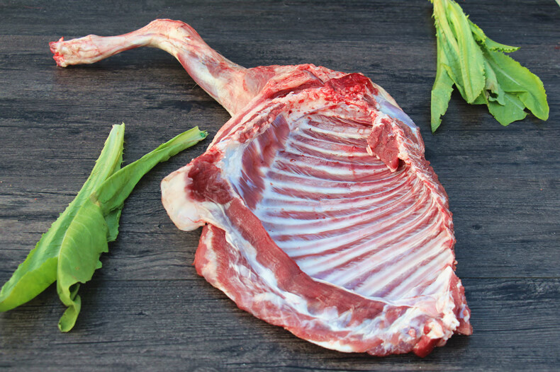 羊肉无皮羊腿羊前腿整只带骨羊后腿羊排烧烤羊腿生鲜艾黎迪尚羊前腿7