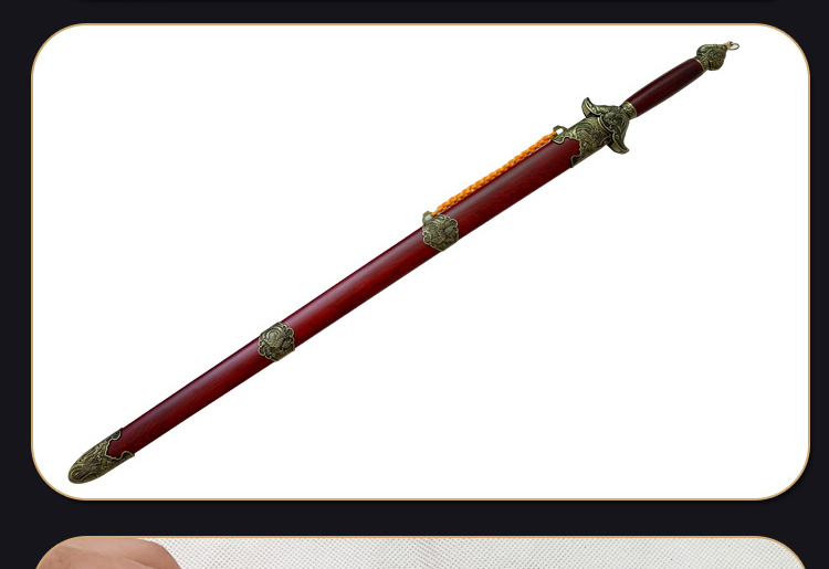 【轻奢高端】太极剑不锈钢女士凤凰剑半软剑武术表演剑健身晨练剑训练