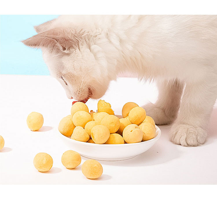 佩妮6 1冻干鹌鹑蛋黄猫零食 宠物零食发腮配餐幼猫营养补钙 110g*3罐