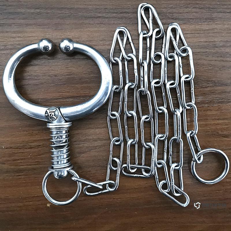 不锈钢新款弹簧牛鼻钳牛鼻子牛鼻环牛鼻夹子保定钳牛鼻钳 小号(500斤