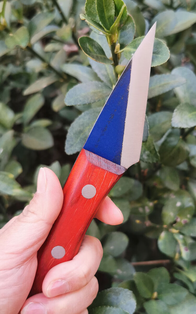 手工制作w18老锋钢嫁接刀锋钢芽接刀果树接木刀削木刀花卉苗木用