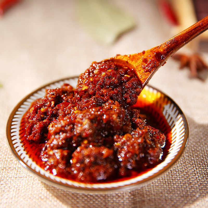 正宗四川特产香辣酱炒菜专用麻辣酱炒面拌饭酱农家辣椒酱2瓶装 麻辣酱