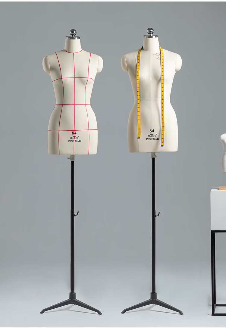建智立裁人台奉邦立体裁剪女半身84人台服装设计打板