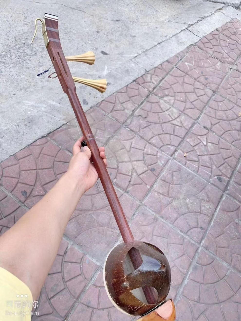 晋剧梆胡板胡晋胡山西乐器浑源县生产红色