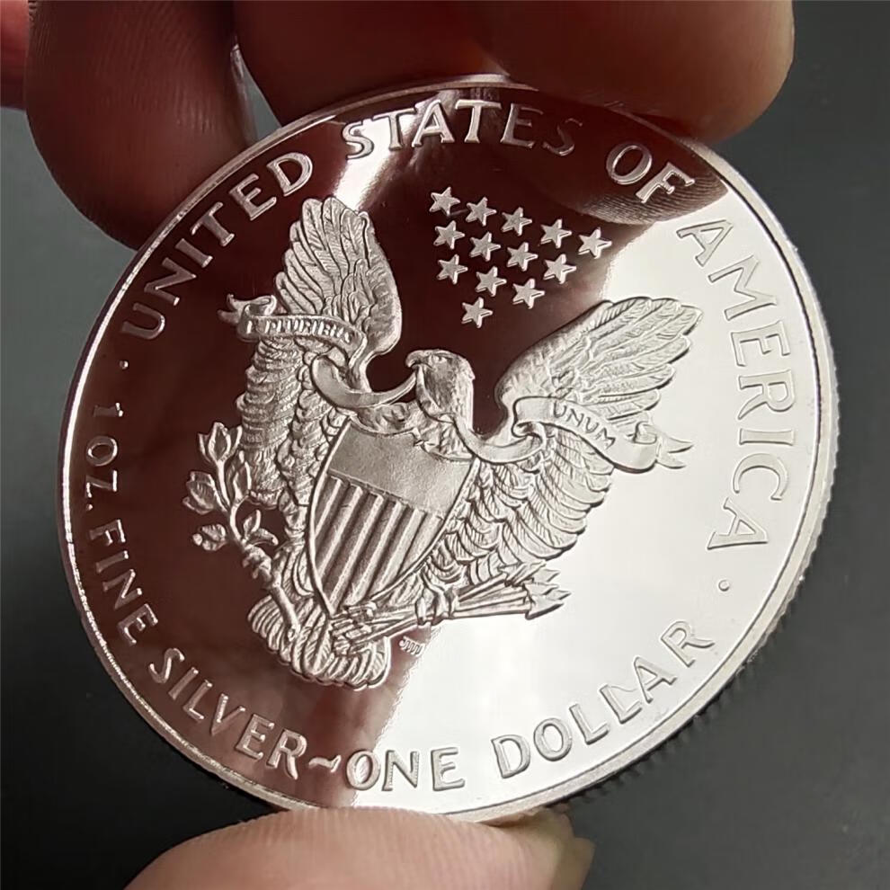 慕诗多年份币美国鹰洋银币美金纪念币自由女神镀银币 美国女神硬币
