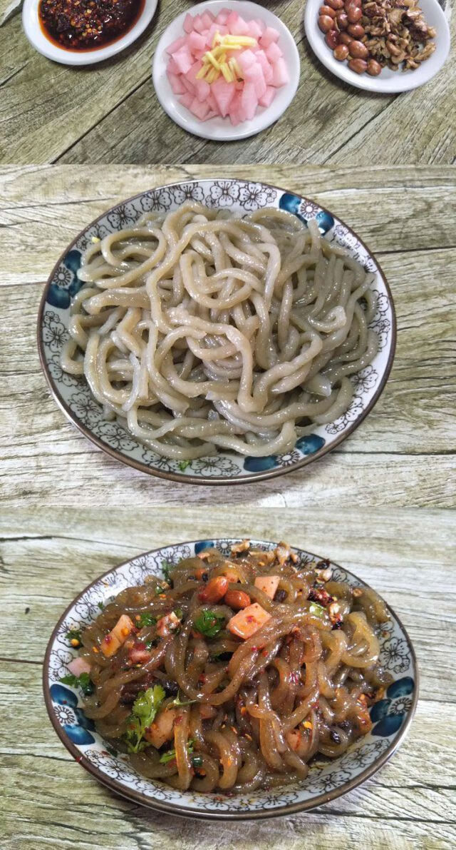 怀化葛面过面溆浦龙潭锅面酸萝卜豆食锅面溆浦特产湖南美食米高 锅面2