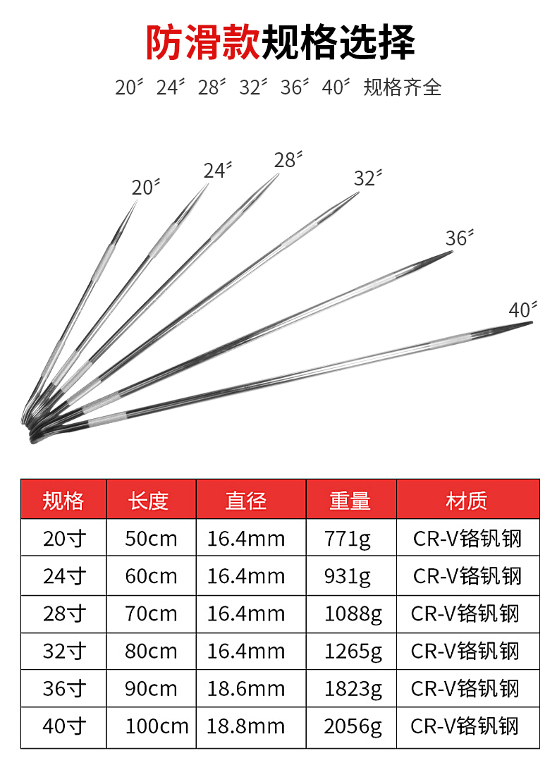 货车撬棍紧绳器加力杆工具多功能撬杠高硬度特种钢圆形扁头撬棒撬棍