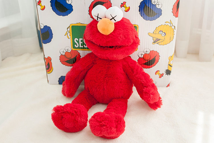 芝麻街公仔联名潮流毛绒玩具玩偶娃娃艾莫甜饼抱枕bkpp同款教师节伯特