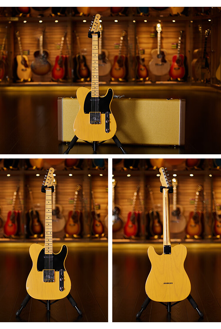 世音琴行fendermbgregfesslermasterbuilt大师制作美产电吉他