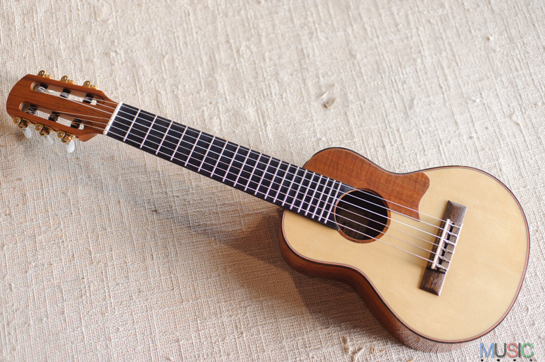 kahiko吉他丽丽手工全单云杉koa电箱款26寸六弦小吉他里里定制款定制