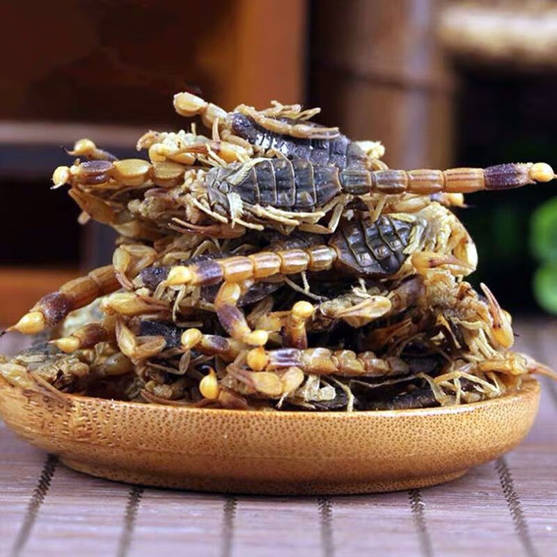 全蝎 全虫清水干蝎盐水干蝎 蝎子整条全蝎子可入药泡酒煲汤 盐水全蝎6