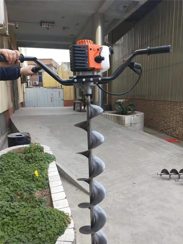 钻坑机手扶管桩掏土机挖桩芯孔泥土工具清理各种管道加厚钻手动孔桩取