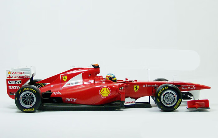 法拉利车模壳牌8跑车f赛车仿真汽车模型f505号阿隆索阿隆索f1大奖赛