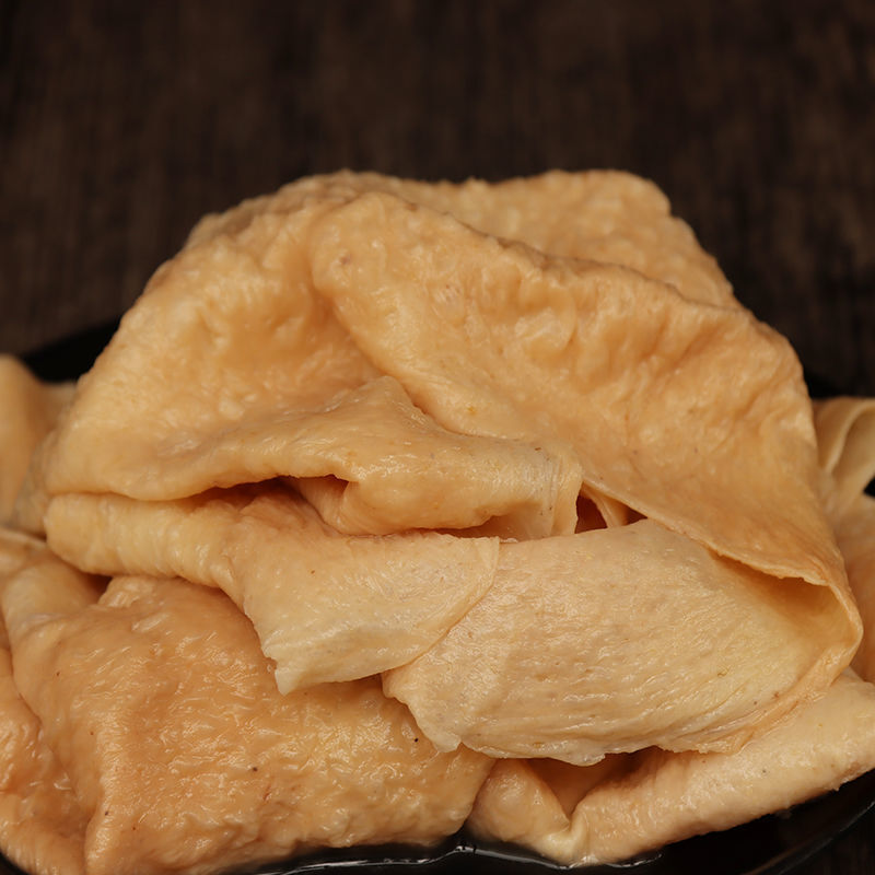 豆腐皮贵州特产手工油豆腐皮豆皮素肉蛋白千张铜仁特色小吃腐竹半斤