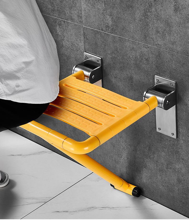 acgicea浴室折叠凳墙壁淋浴座椅卫生间老人壁椅残疾人无障碍洗澡凳子