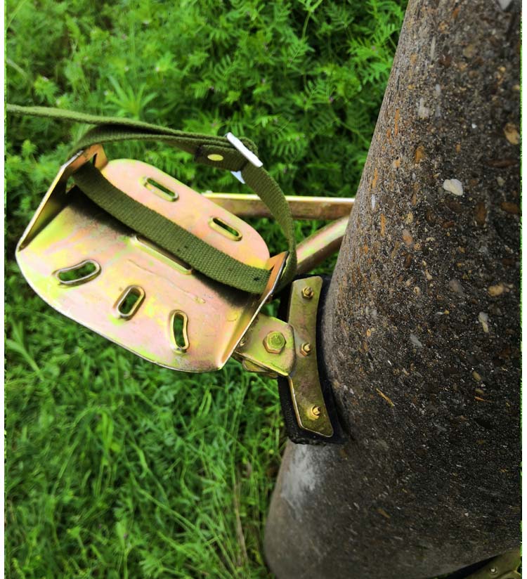 脚扣电力 电杆脚爬电工登杆脚扣攀爬电杆电线杆脚扣电力国标加厚型