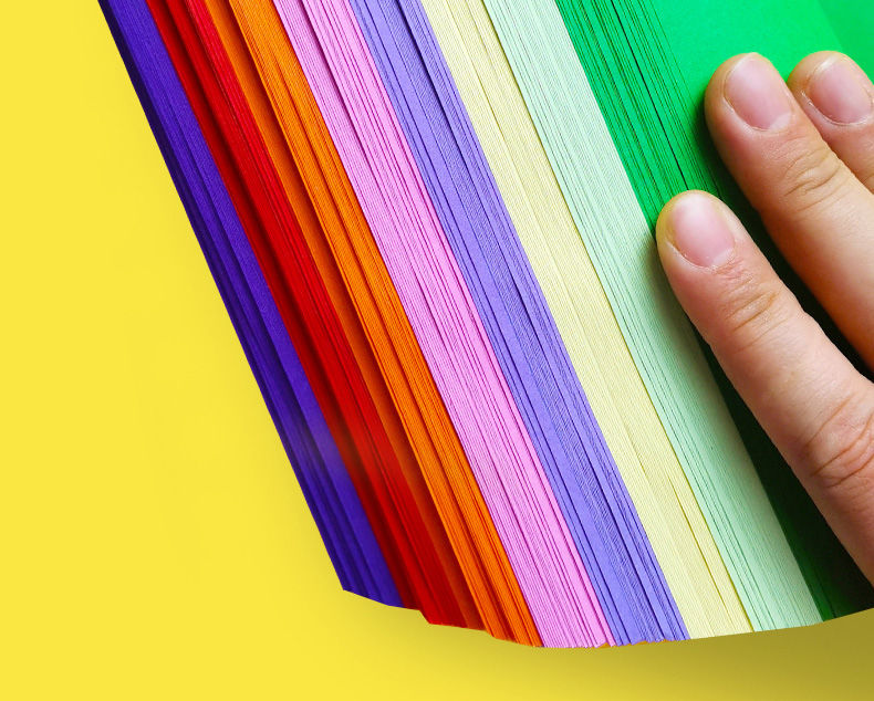 手工纸折纸彩纸正方形手工软卡纸a4幼儿园宝宝儿童小学生剪纸材料300