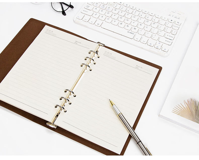 网红款a5活页本可拆卸笔记本子硬面简约b5商务记事本文具a4本子批发