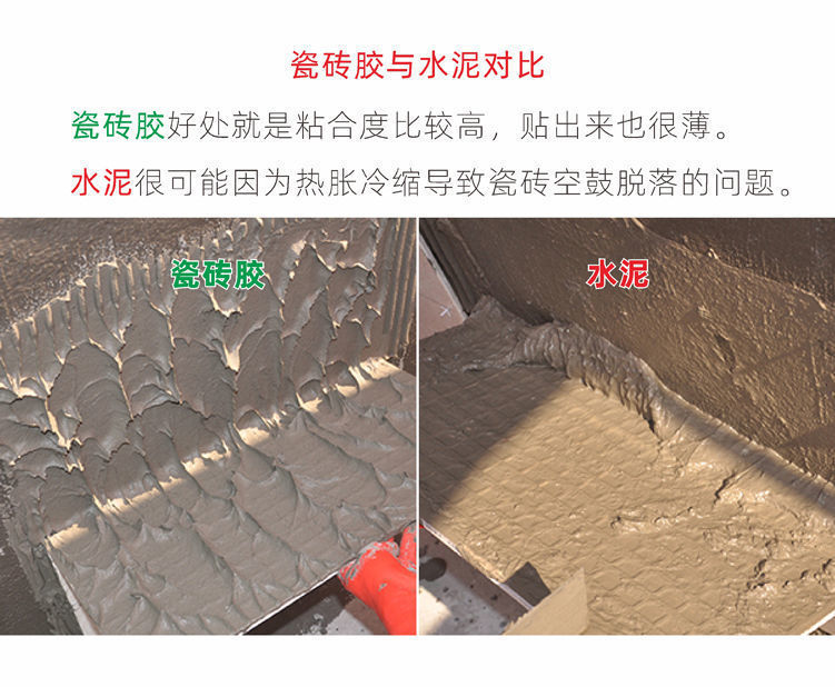 膠強力粘合劑砂漿膠貼瓷磚膠泥強力粘合劑牆磚瓷磚水泥膠5斤5斤瓷磚膠