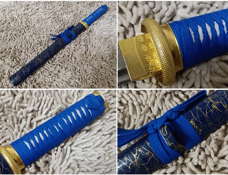 日本居合刀东洋武士刃冷太刀车载防身短刀居合练习一体肋差具未开刃