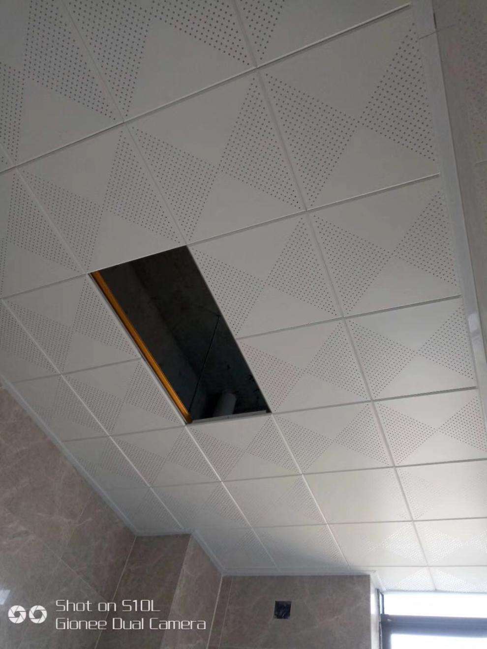 飞客达600x600铝扣板集成吊顶铝扣板吊顶工程板办公室天花板房间吊顶