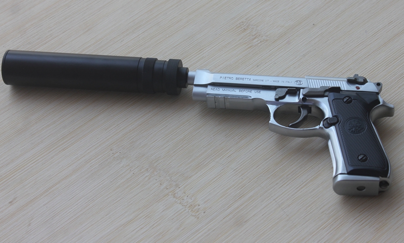 合金帝国抛壳枪模金属m92a1模玩具1205全拆卸不可发射军迷军事收藏