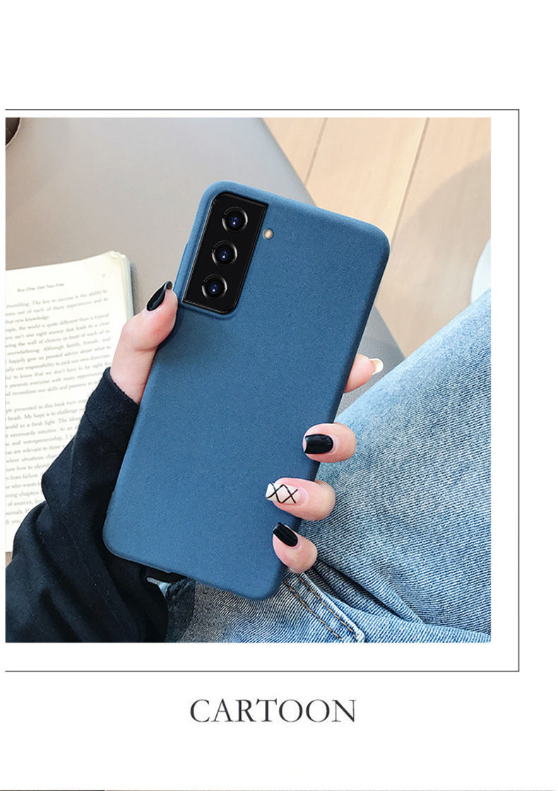 牛壳壳三星s21手机壳保护套防摔全包男女款磨砂软壳 酒红色 岩砂同款