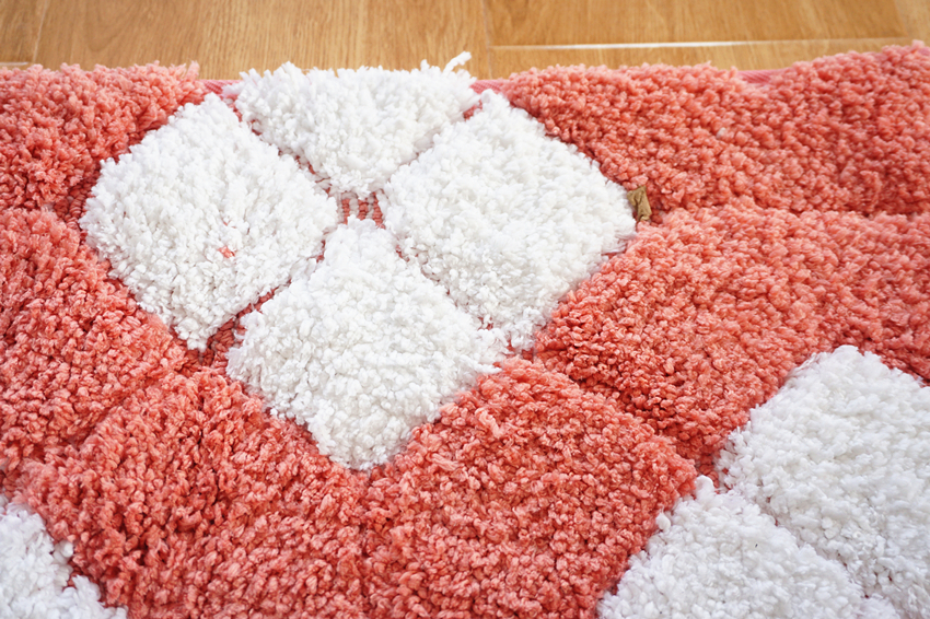 储瑾大尺寸尾货防水防油耐脏瑕疵地毯灰色小格子毛圈孤品