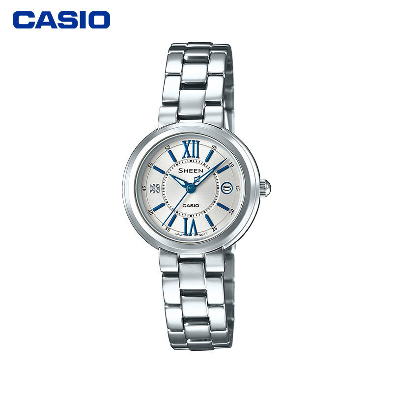 casio卡西欧 海外代购casio手表女sheen时尚小众轻奢简约石英女she