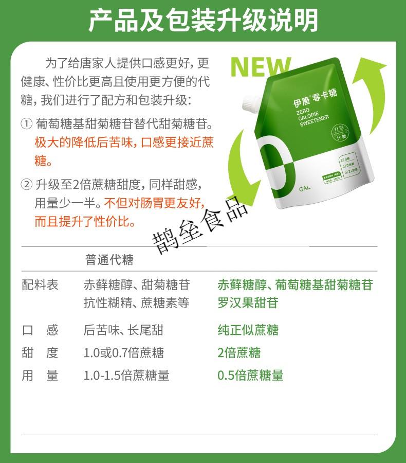 分享好物代糖天然2倍甜优于赤藓糖醇木糖醇甜菊罗汉果500g糖粉原味