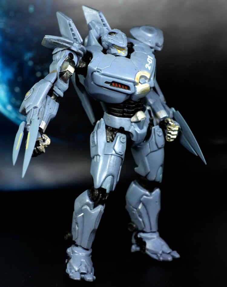 环太平洋手办机甲7寸流浪者暴风赤红阿尔法可动人偶手办模型玩具