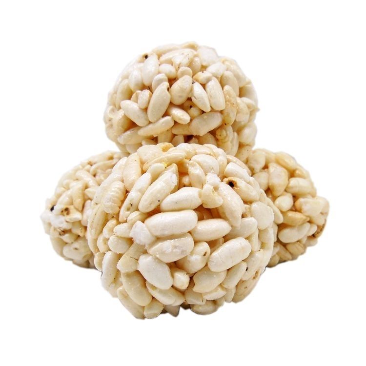 大米球米花糖老式传统手工零食大米团米花球大米花爆米球 原味【一斤