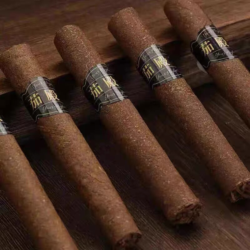 古巴粗雪力茄烟单支雪茄盒细杆大支烟雪家嘉入门级正茶烟一盒粗十支装