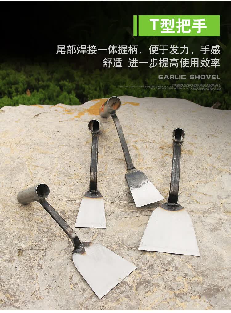 小铲子园艺挖野菜农用铁铲大蒜种花养花工具铁锹家用多肉园林松土 遇