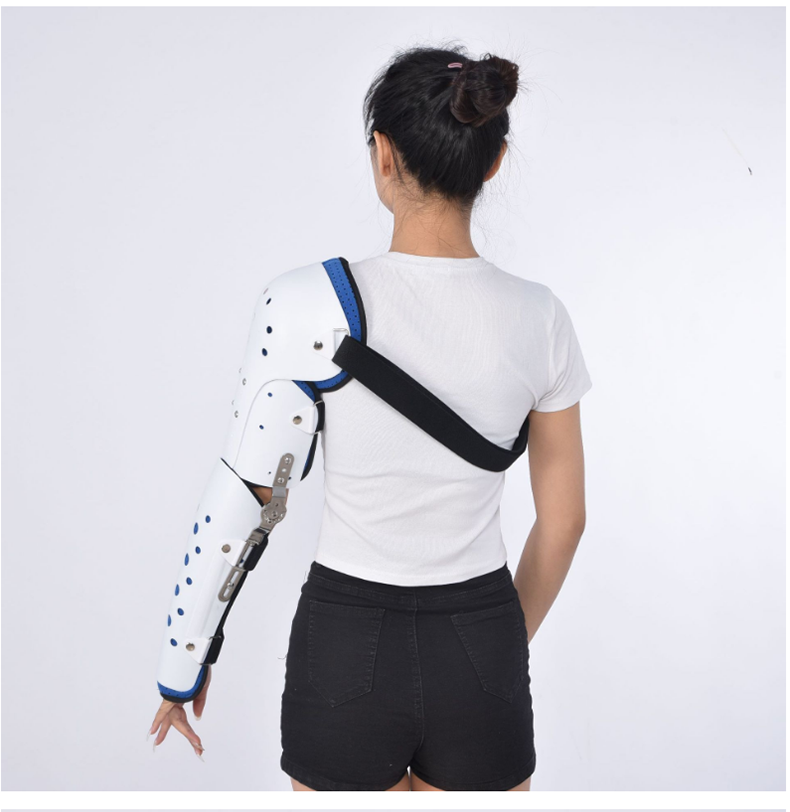 肩肘关节固定支具肩部固定固定器肩肘关节支架塑形护具右侧均码