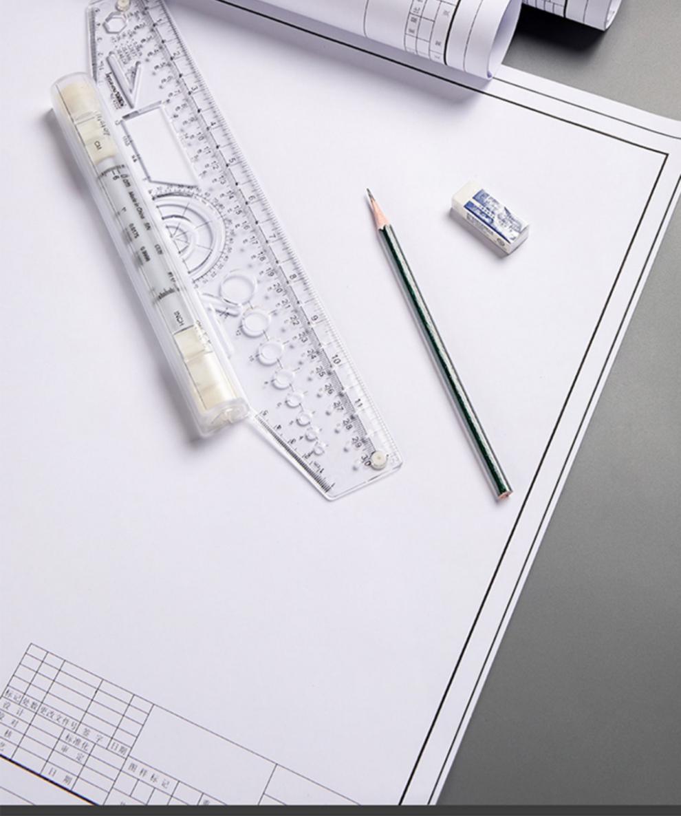 图纸带框建筑设计二号图纸机械a4工图图纸带图框1号2号3号图纸设计专