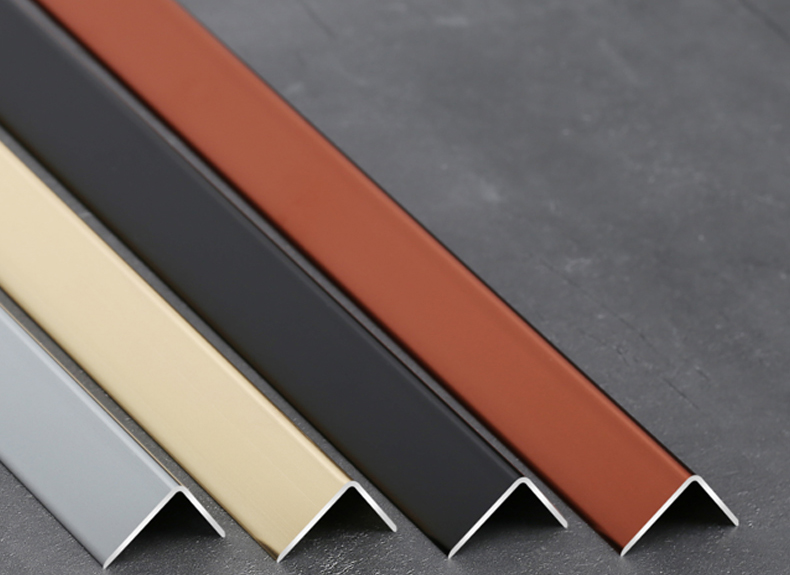 墙布收边条 收边条压条铝合金护墙角木地板直角包边条阳角不锈钢装饰