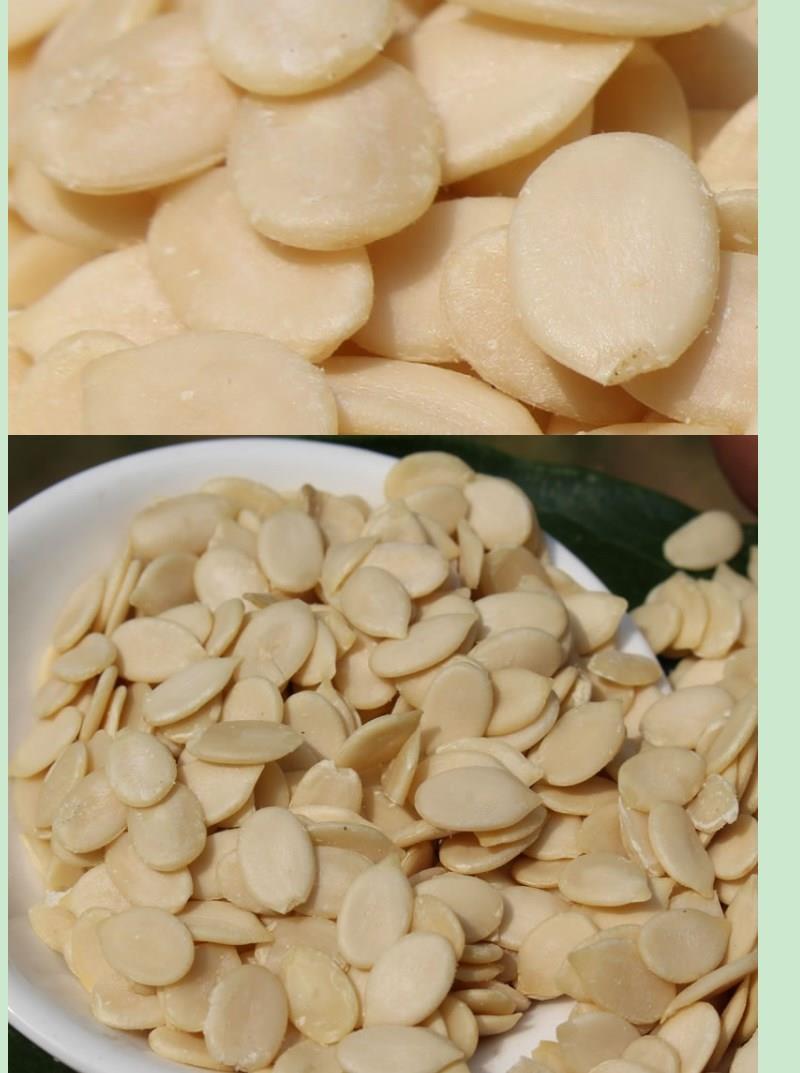 仁肉白生西瓜子仁烘焙雪花酥月饼馅料原料 1斤 大片生黑西瓜仁(白色)