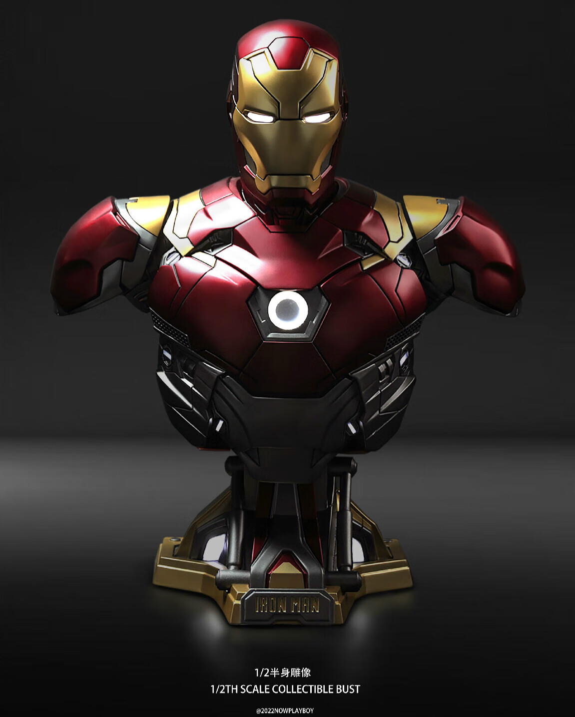 肥宅gk-老顽童 钢铁侠mk47型号1比2雕像模型动漫 47胸像 运费到付