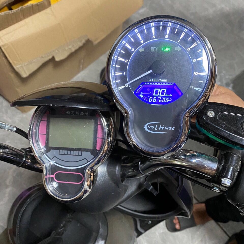 适用于小龟王龟仔电动车码表夜晶仪表龟5五里程表72v120v导光指针表