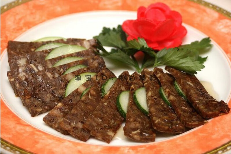 澄海老山合猪头粽汕头肉粽猪头肉块粽潮汕小吃零食咸香一块装吸塑 小