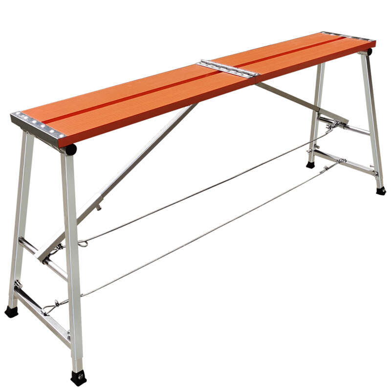 马凳折叠升降加厚装修伸缩施工刮腻子家用多功能铝合金大象脚手架 1.