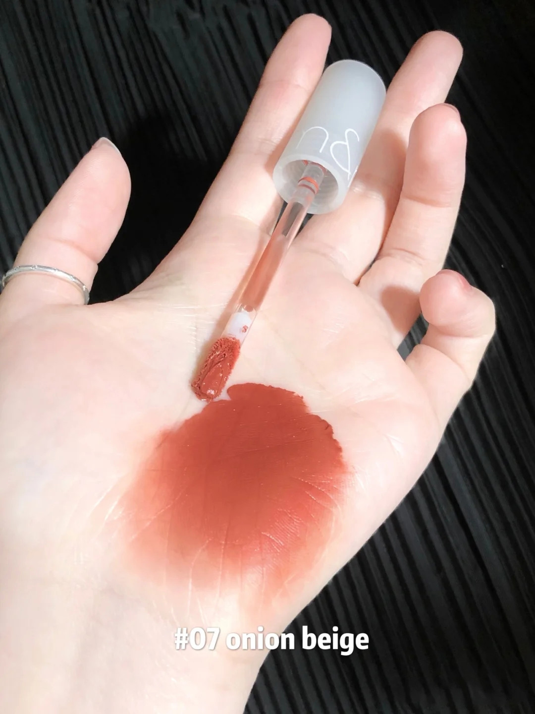 romand果汁唇釉镜面联名自然之美口红奶油杏色水光小众品牌 水膜唇釉