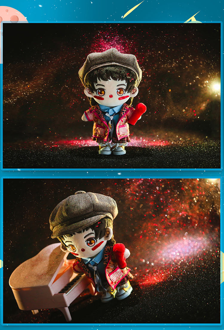 妖气家花花华晨宇娃娃公仔玩偶华晨宇周边20花喵喵典藏版换装玩偶(此