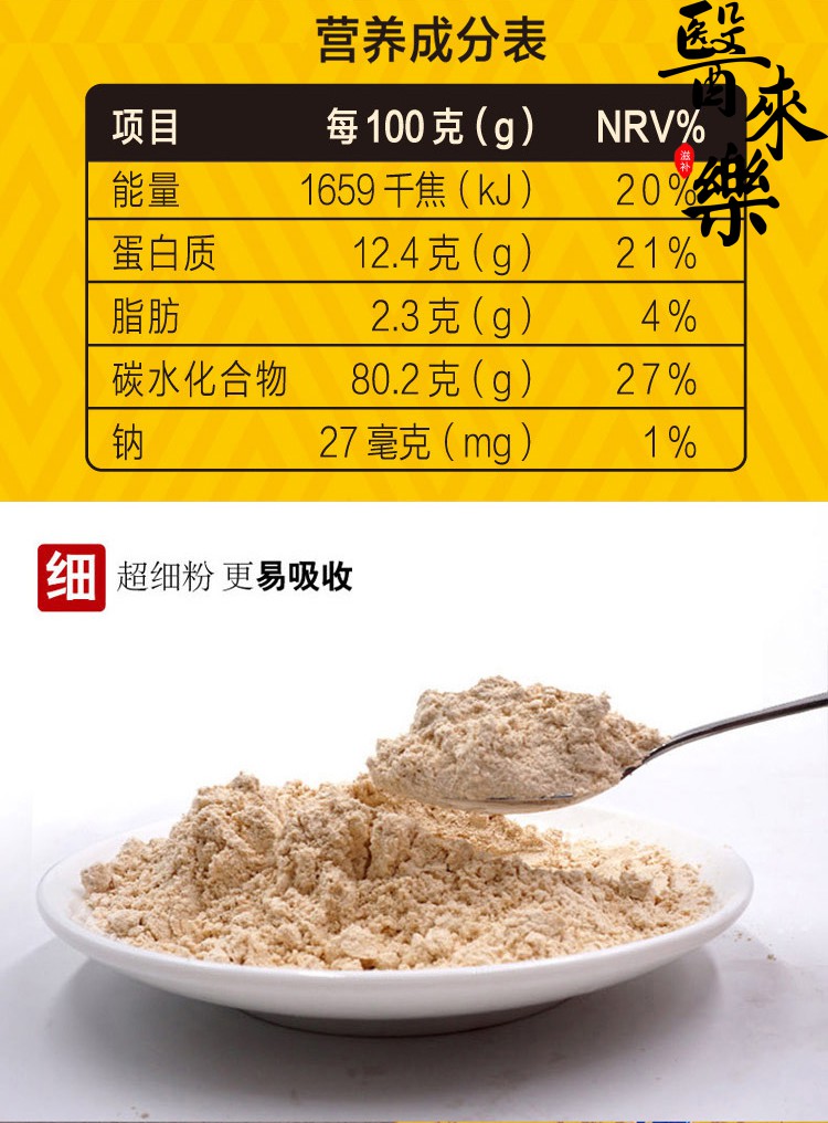同仁堂八珍怀山药粉饮八珍糕可搭薏苡仁莲子茯苓芡实白扁豆五行健脾散
